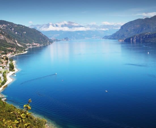 Lago di Como, foto aerea